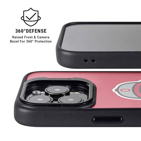 Ohio State University OSUBuckeyes Light Grey iPhone 16 Pro Kickstand Case